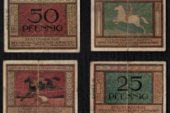 Notgeld-Postkarte-Ulanen-Ansbach-Reiter