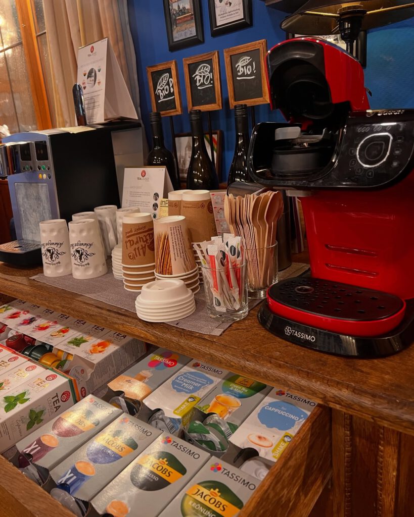 Kaffee und Tee Bar in der Blauen Stube SchwarzerBock